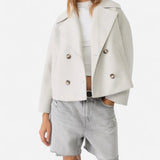 Veste Femme Courte Croisée - Élégance et Confort au Quotidien