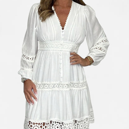 Anya - Robe en dentelle vintage élégante pour femmes