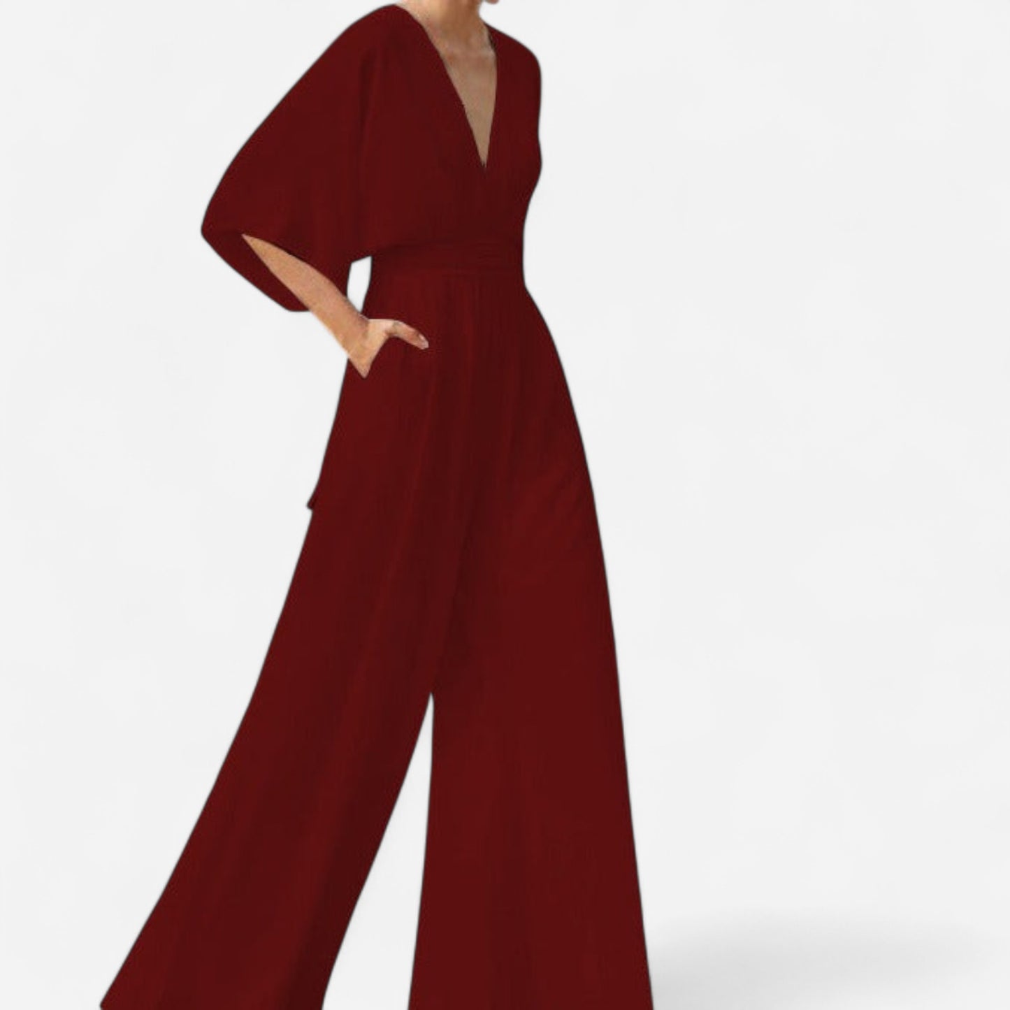 Lena - Combinaison élégante à décolleté en V pour un style chic