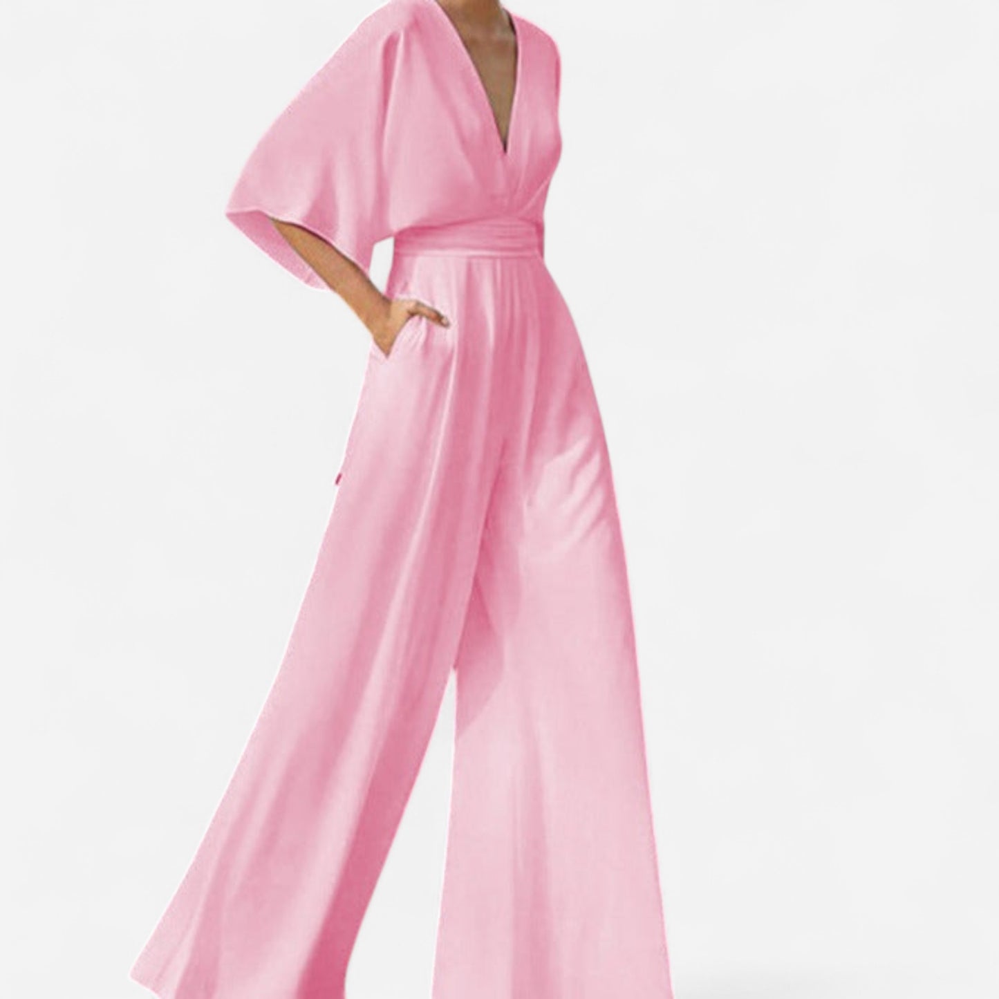Lena - Combinaison élégante à décolleté en V pour un style chic