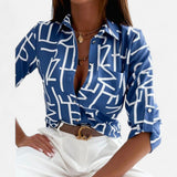 Elisa - Blouse Classique à Col, Élégance et Confort au Quotidien