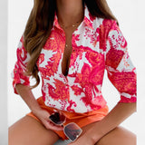 Elisa - Blouse Classique à Col, Élégance et Confort au Quotidien