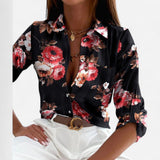 Elisa - Blouse Classique à Col, Élégance et Confort au Quotidien