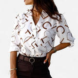 Elisa - Blouse Classique à Col, Élégance et Confort au Quotidien