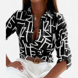 Elisa - Blouse Classique à Col, Élégance et Confort au Quotidien