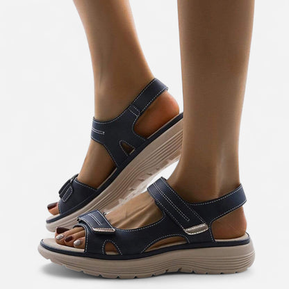 Sandales Orthopédiques - Support de Voûte, Sangles Velcro Ajustables
