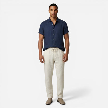 Ensemble décontracté pour homme : chemise et short été élégant
