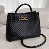 Sac Cabas Tissé en Cuir Vegan Doux – Élégance Quotidienne
